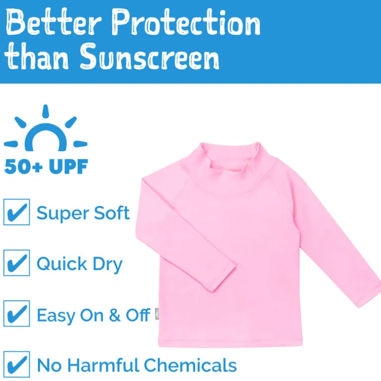 Kids UV Rashguard Top | Pink