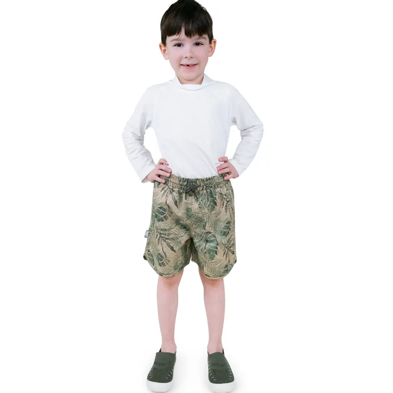 Kids UV Swim Shorts | Jungle Safari