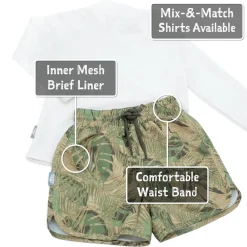 Kids UV Swim Shorts | Jungle Safari