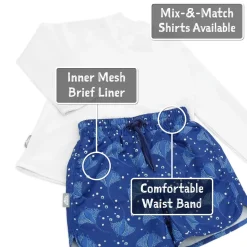 Kids UV Swim Shorts | Manta Ray