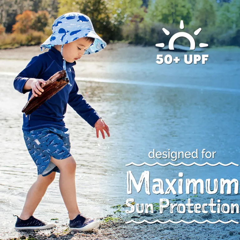 Kids UV Swim Shorts | Shark