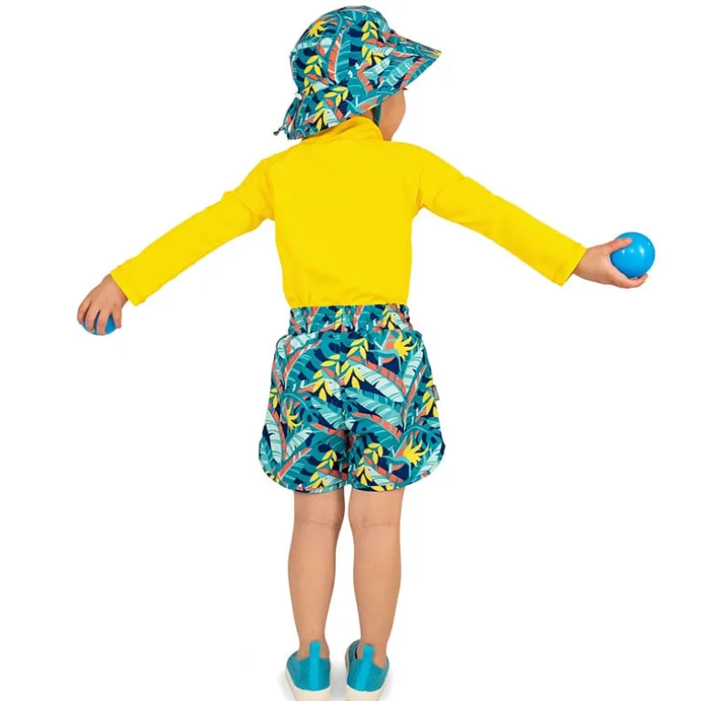 Kids UV Swim Shorts | Tropical