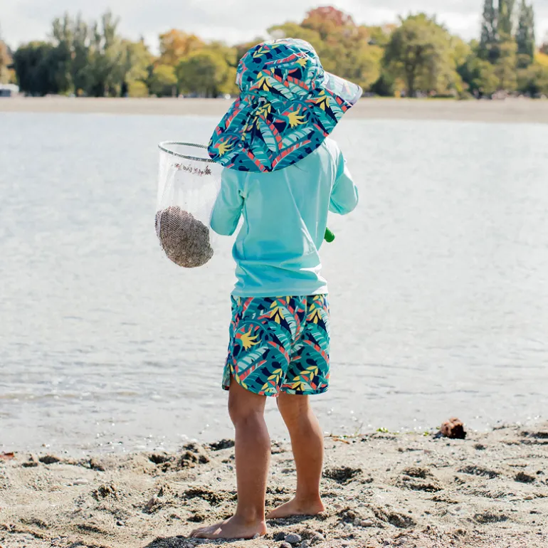 Kids UV Swim Shorts | Tropical