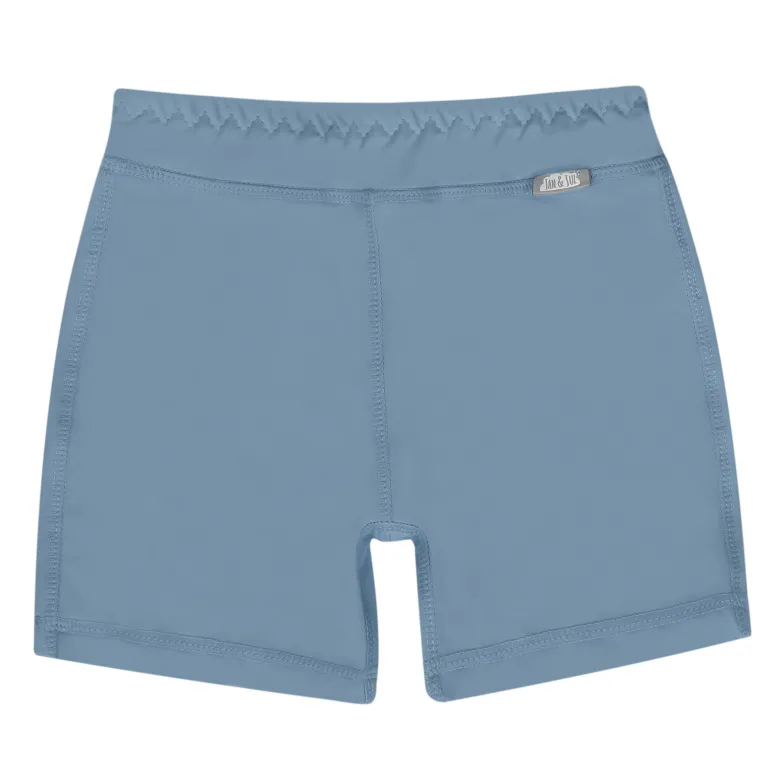 Kids UV Swim Trunks | Blue Grey