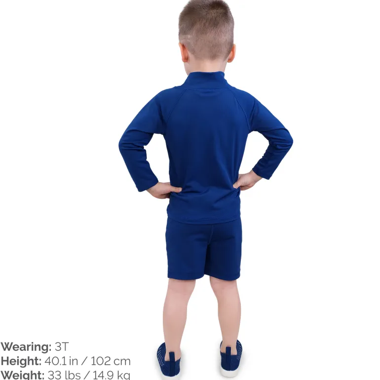 Kids UV Swim Trunks | Navy