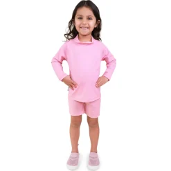 Kids UV Swim Trunks | Pink