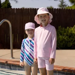 Kids UV Swim Trunks | Pink