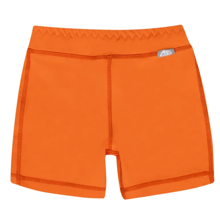 Kids UV Swim Trunks | Tangerine
