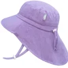 Kids Water Repellent Adventure Hats | Purple