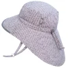 Kids Water Repellent Adventure Hats | Grey Herringbone