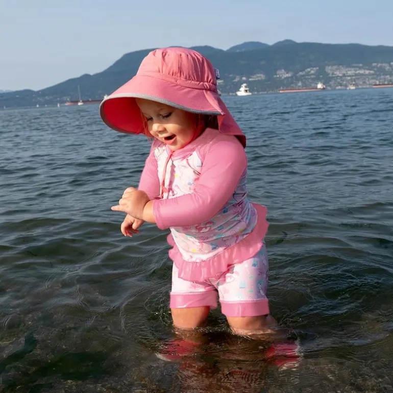 Kids Water Repellent Adventure Hats | Pink