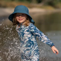Kids Water Repellent Adventure Hats | Deep Teal
