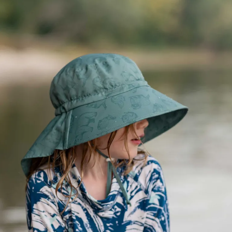 Kids Water Repellent Adventure Hats | Forest Friends