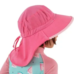 Kids Water Repellent Adventure Hats | Watermelon Pink