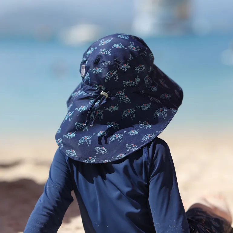 Kids Water Repellent Adventure Hats | Turtle