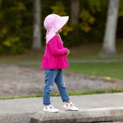 Kids Water Repellent Adventure Hats | Pink Sorbet