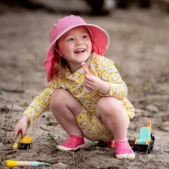 Kids Water Repellent Adventure Hats | Watermelon Pink