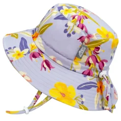 Kids Water Repellent Bucket Hats | Tropical Bloom