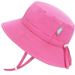 Kids Water Repellent Bucket Hats | Watermelon Pink