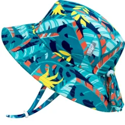 Kids Water Repellent Bucket Hats | Tropical