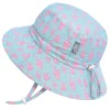 Kids Water Repellent Bucket Hats | Coral