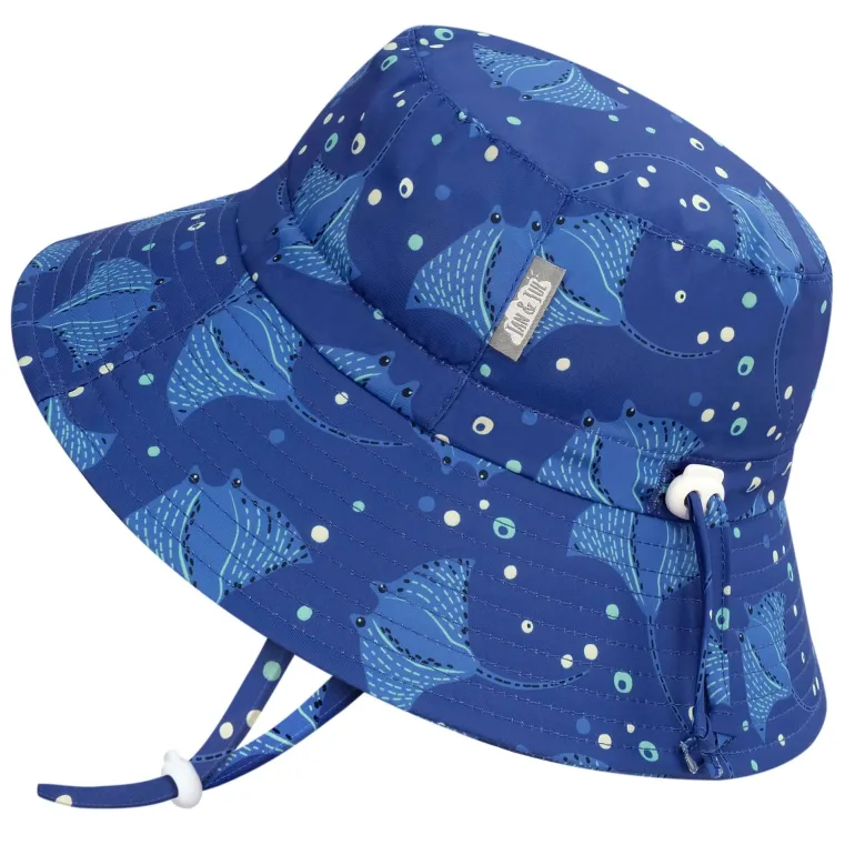 Kids Water Repellent Bucket Hats | Manta Ray