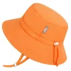 Kids Water Repellent Bucket Hats | Bright Orange