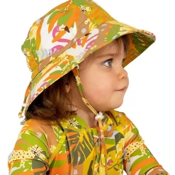 Kids Water Repellent Bucket Hats | Jungle Friends
