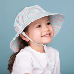 Kids Water Repellent Bucket Hats | Coral