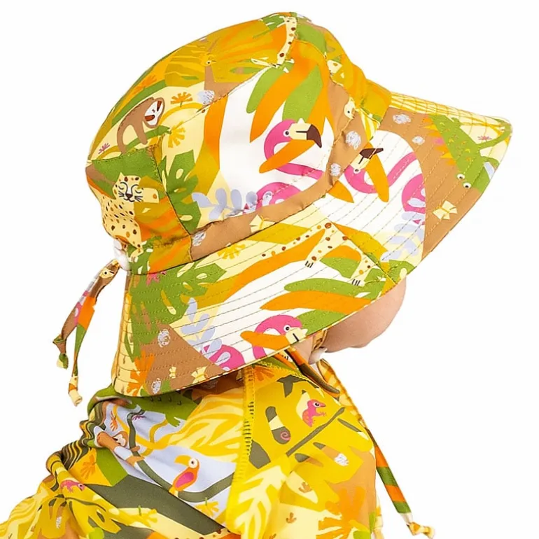 Kids Water Repellent Bucket Hats | Jungle Friends