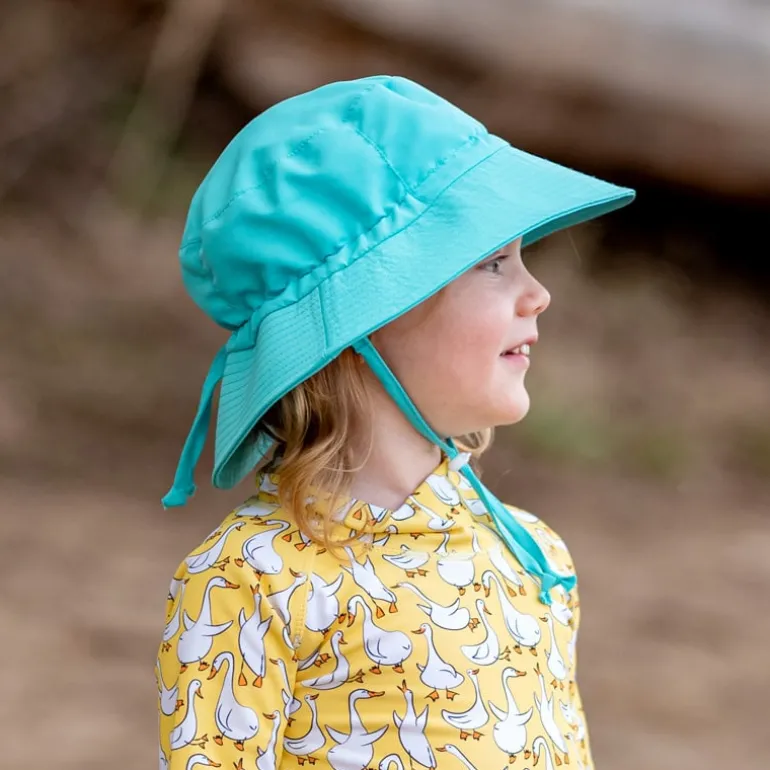 Kids Water Repellent Bucket Hats | Teal