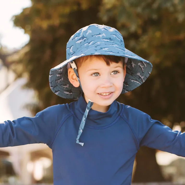 Kids Water Repellent Bucket Hats | Shark