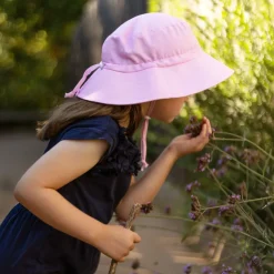 Kids Water Repellent Bucket Hats | Pink Sorbet