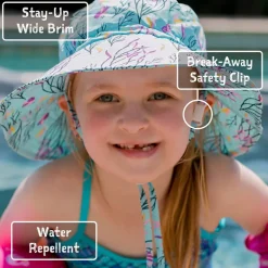 Kids Water Repellent Bucket Hats | Lavender