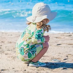 Kids Water Shoes | Green Tropical