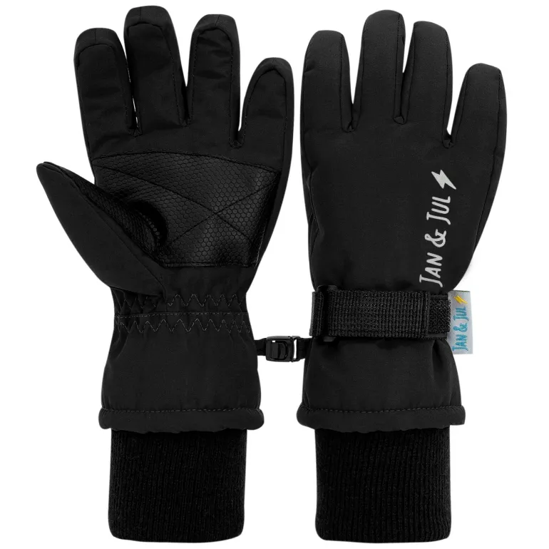 Kids Waterproof Gloves | Black