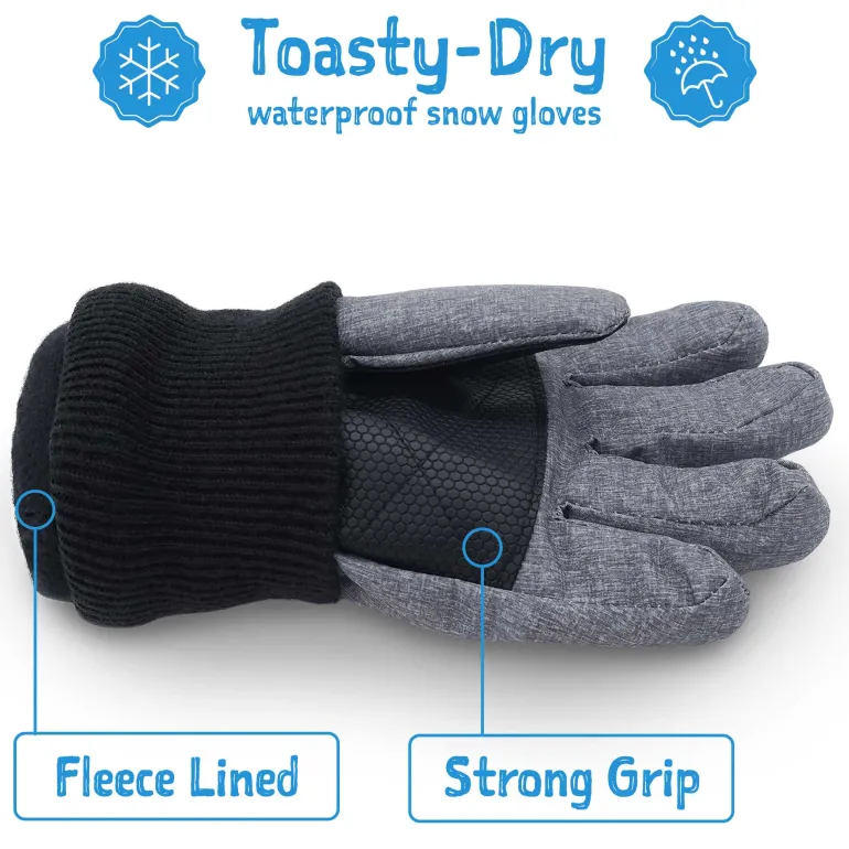 Kids Waterproof Gloves | Nebula Blue