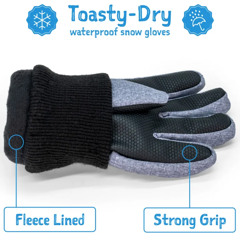 Kids Waterproof Gloves | Soft Brown
