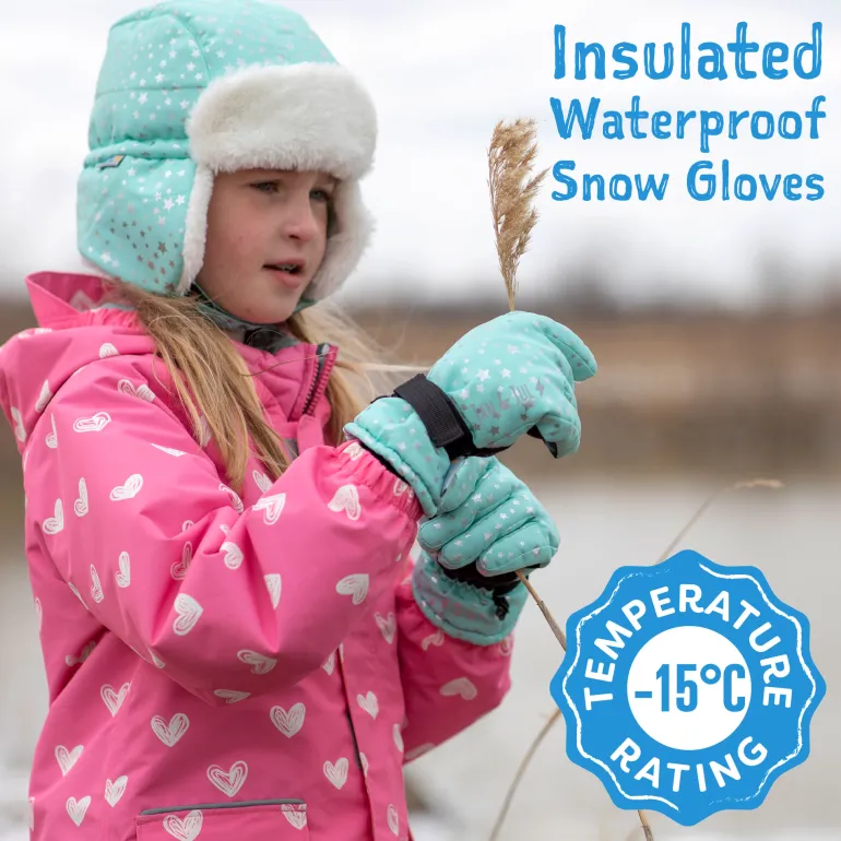 Kids Waterproof Gloves | Soft Brown