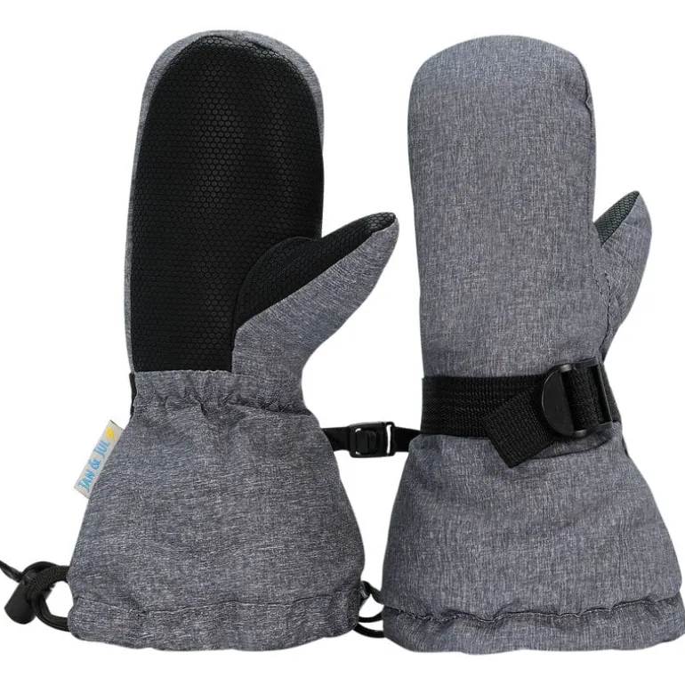 Kids Waterproof Mittens | Heather Grey