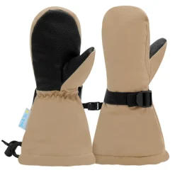 Kids Waterproof Mittens | Soft Brown