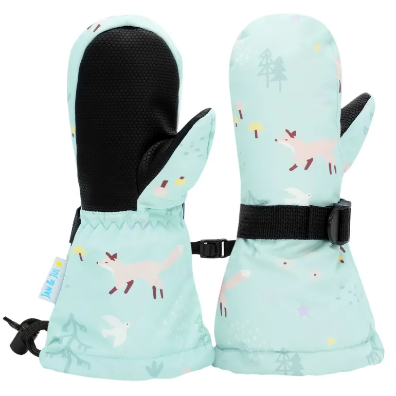 Kids Waterproof Mittens | Minty Forest