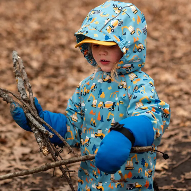 Kids Waterproof Mittens | Blue