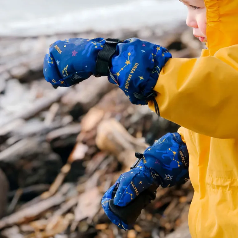 Kids Waterproof Mittens | Constellations