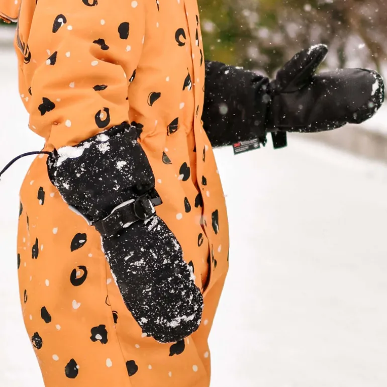 Kids Waterproof Mittens | Black