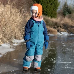 Kids Waterproof Mittens | Nebula Blue