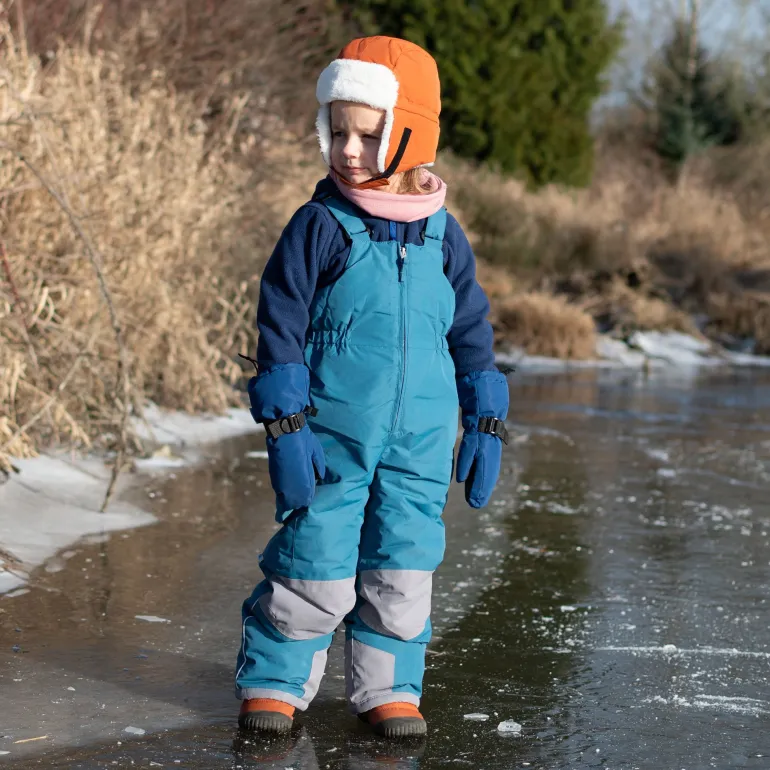 Kids Waterproof Mittens | Nebula Blue