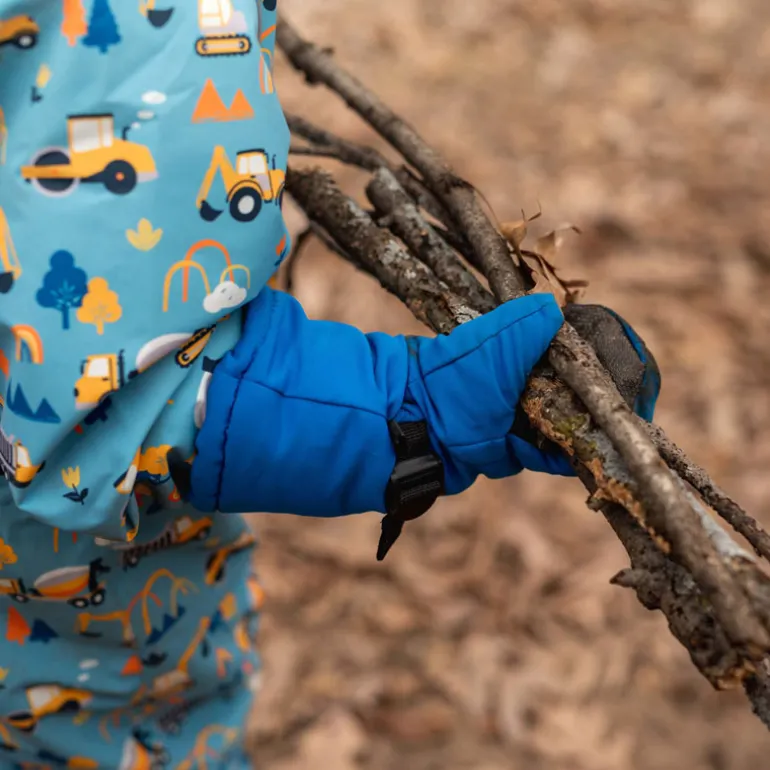 Kids Waterproof Mittens | Blue