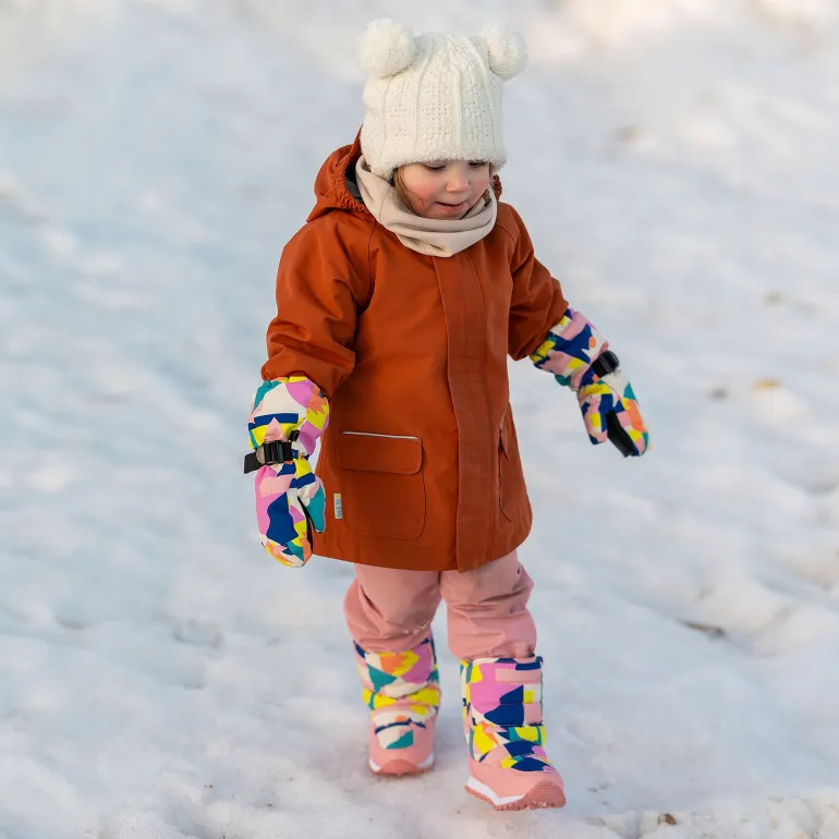 Kids Waterproof Mittens | Winter Sun