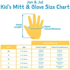 Kids Waterproof Mittens | Pink Rainbow